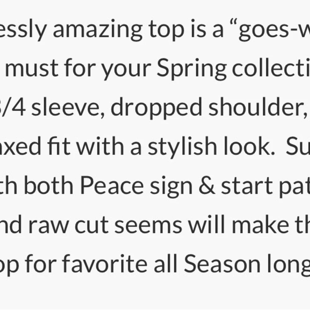 Easel Floral Peace Sign Lightweight Patchwork Oversized Sweatshirt - Picture 9 of 9